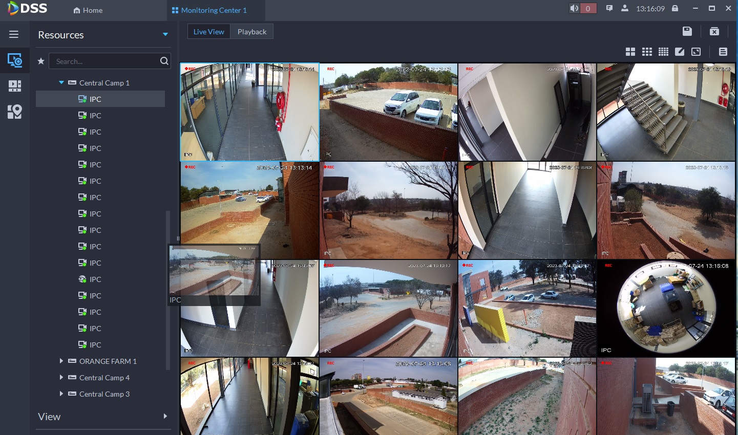 Outdoor security camera